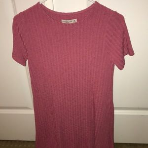 Dark pink(mauve) T-shirt dress